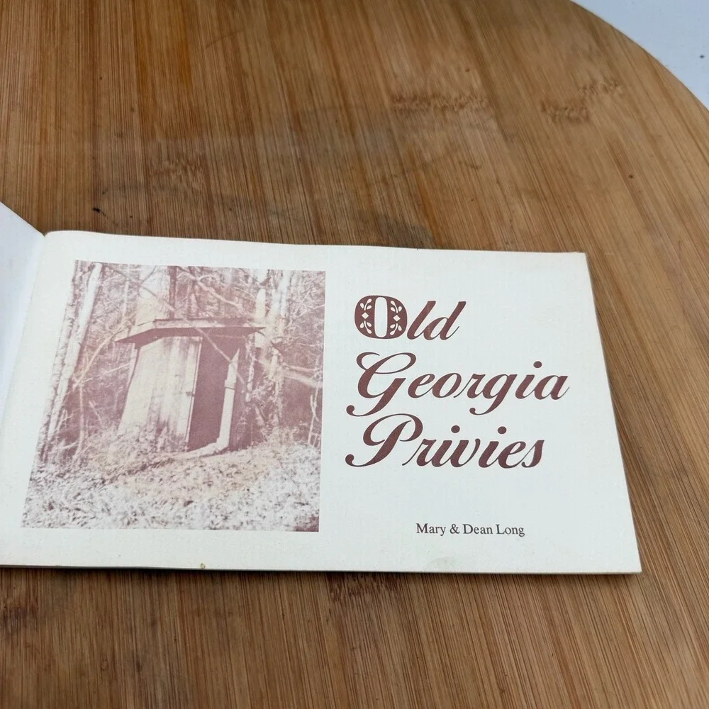 Old Georgia Privies 1984 Mary Frazier Long Vintage Outhouse History Humor Book